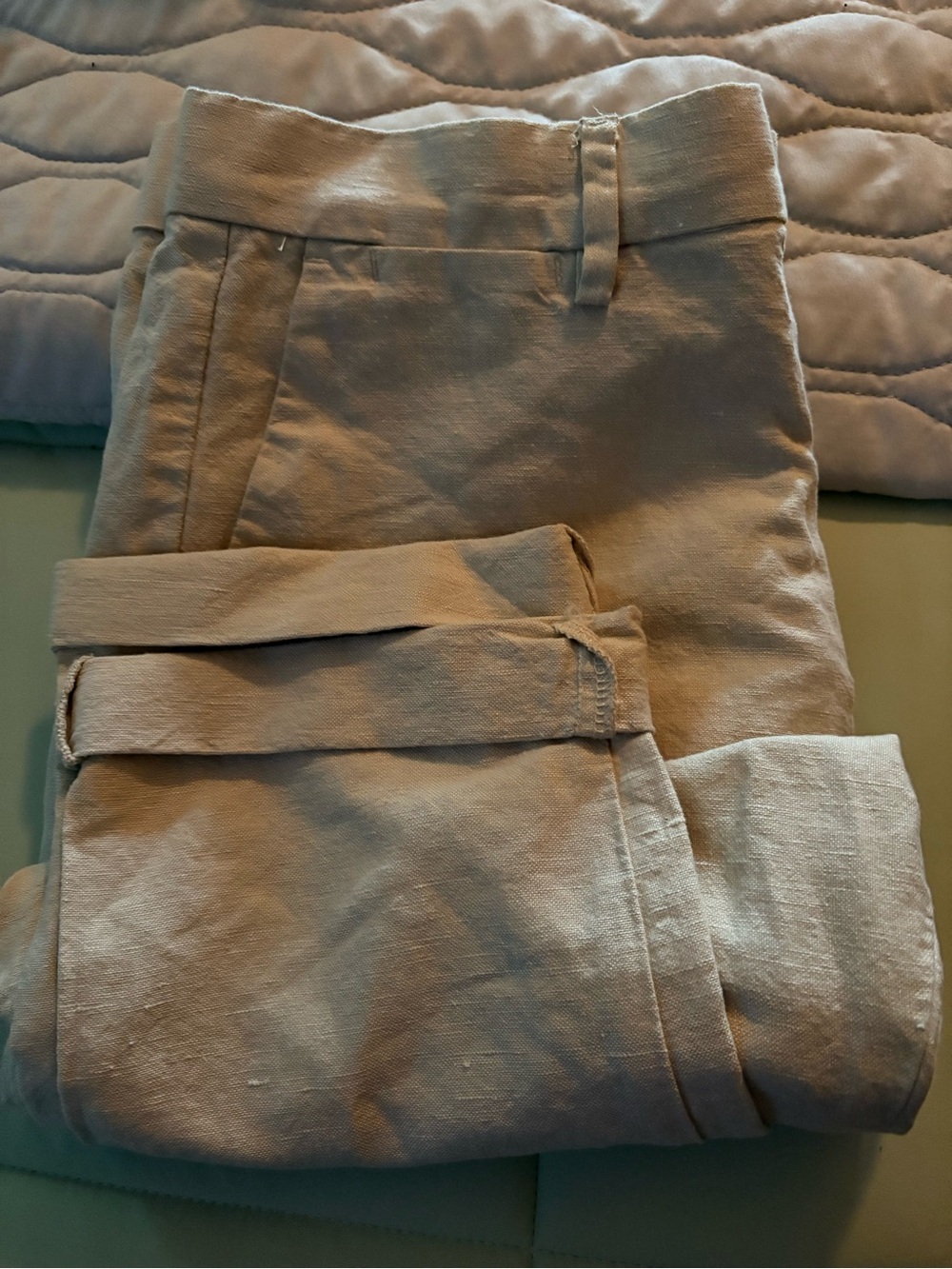 Men's GAP Classic Khaki Linen Pants - Tailored Casual Fit